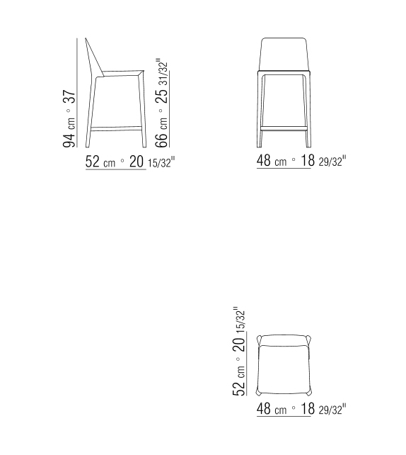 Isabel Flexform Stool