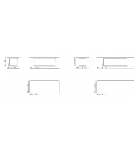 Jiff Flexform Tavolo