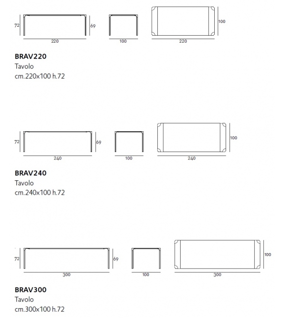 Brasilia Living Divani Table