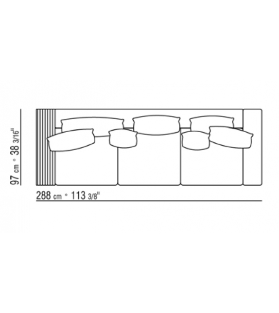 Lightpiece Flexform Sofá Modular