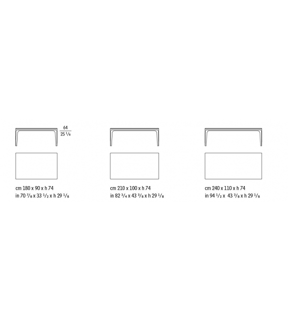 Anteo Giorgetti Mesa Rectangular