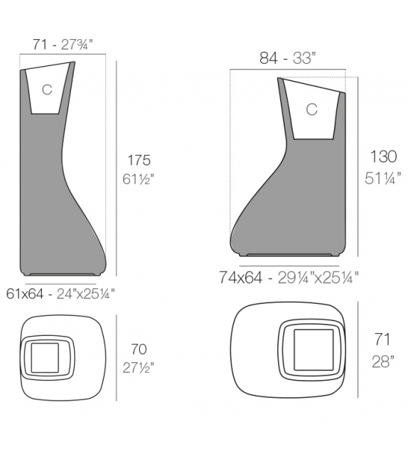 Noma Mellizas Vondom Vase
