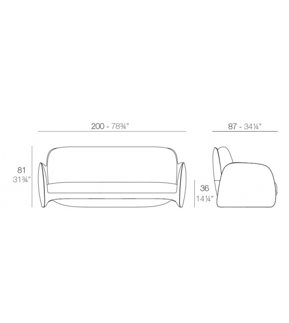 Pezzettina Sofa Vondom