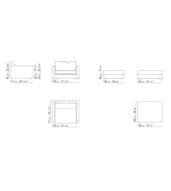 Magnum Flexform Poltrona