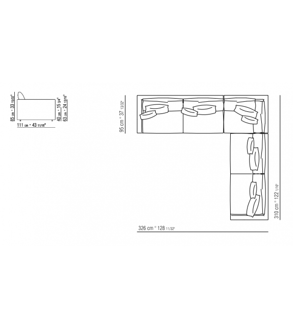 Magnum Flexform Divano