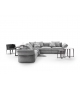 Newbridge Flexform Modulares Sofa