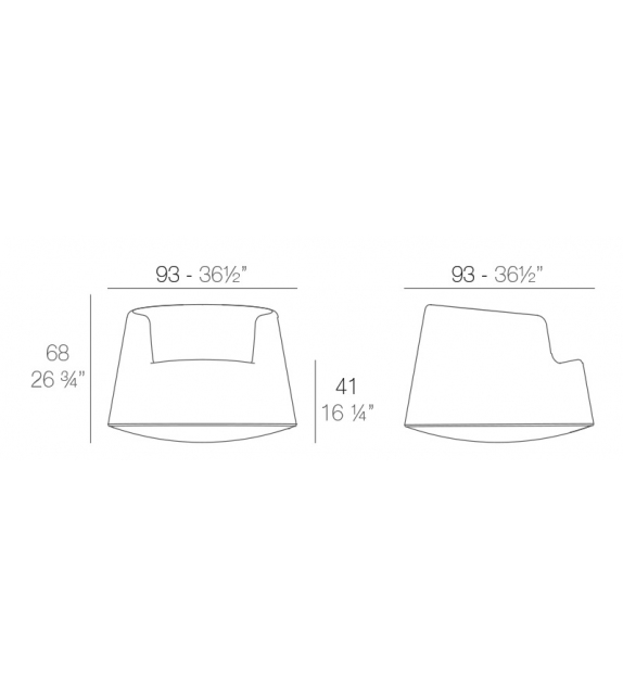 Roulette Poltroncina a Dondolo Vondom