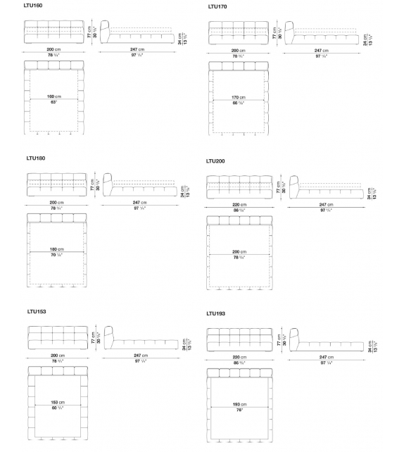 Tufty-Bed Lit B&B Italia
