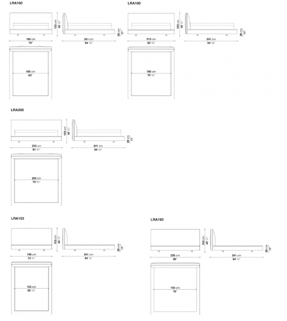 Richard B&B Italia Bed