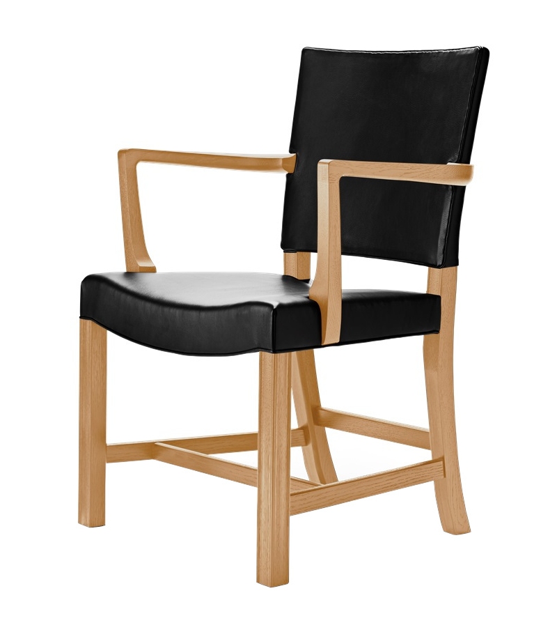 KK37581 The Red Armchair Large Carl Hansen & Søn Chaise