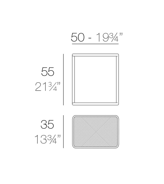 Kes Mesita Rectangular Vondom