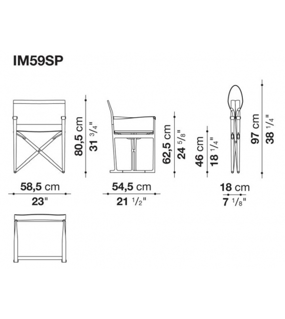Mirto Indoor B&B Italia Klapp-Sessel