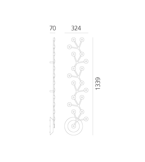 Led Net Line 125 Artemide Plafonnier