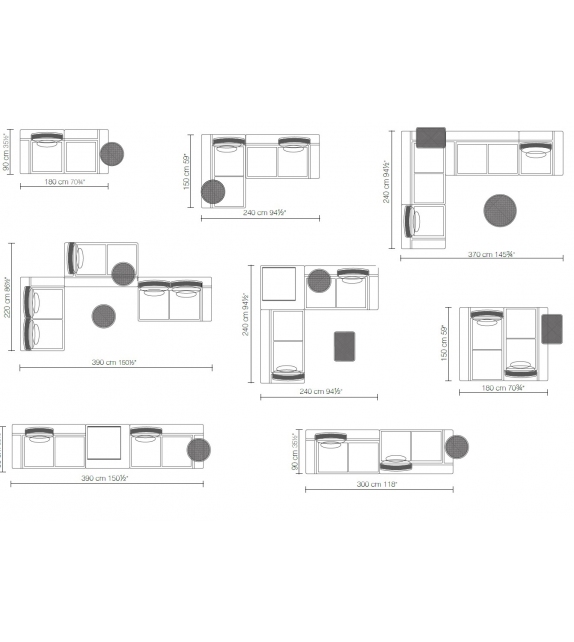 Kes Vondom Canapé Modulable