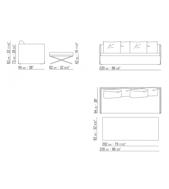 Twins Flexform Divano Letto