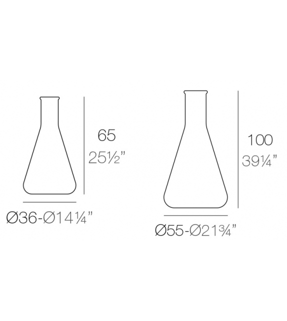 Chemistubes - Erlenmeyer Vondom Vase