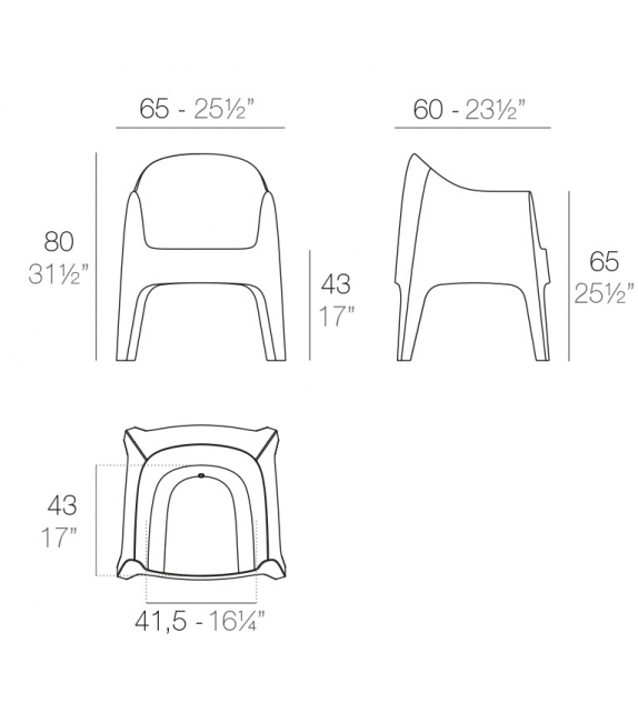 Solid Vondom Poltroncina