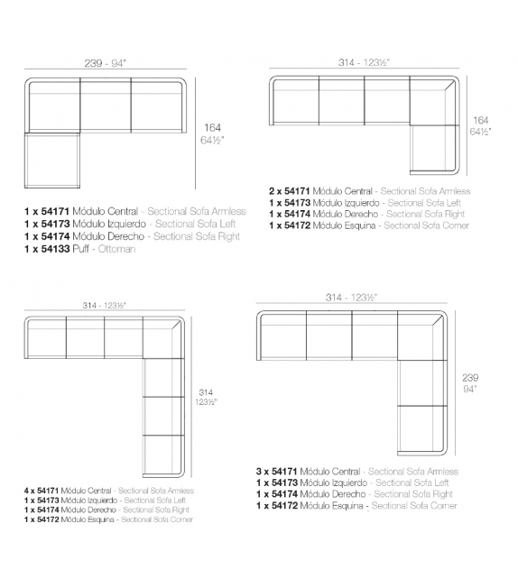 Ulm Vondom Sofá Modular