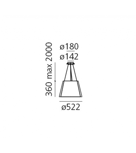 Tolome Paralume Artemide  Outdoor Lampada a Sospensione