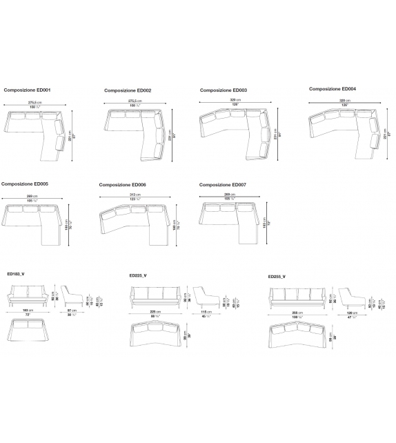 Édouard B&B Italia Canapé
