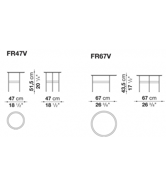 Formiche B&B Italia Table d'Appoint