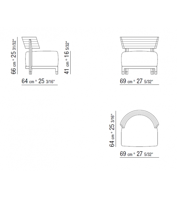 Thomas Outdoor Flexform Poltrona