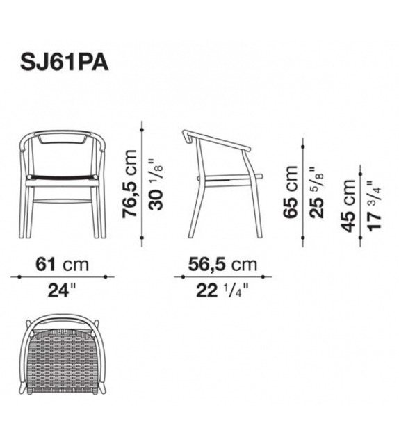 Jens SJ61PA B&B Italia Chair