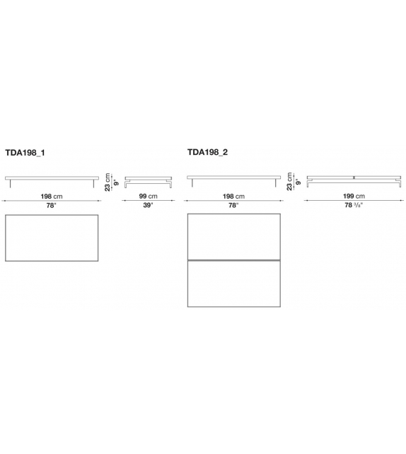 Dock B&B Italia Mesa Baja