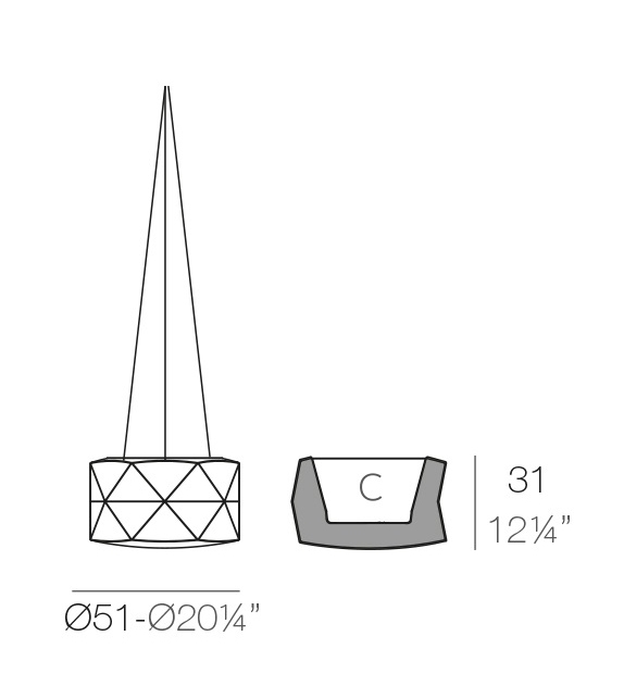 Marquis Vondom Hanging Vase