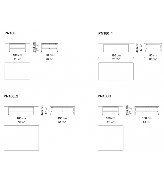 Pianura B&B Italia Tavolino
