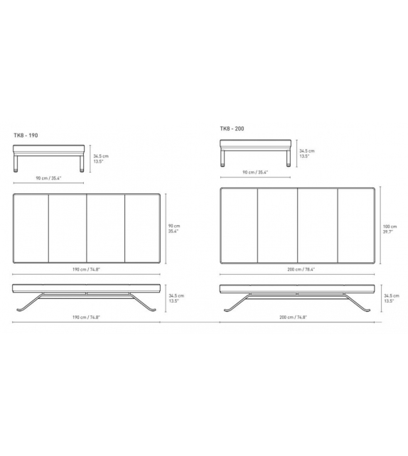 TK8 Carl Hansen & Søn Banquette