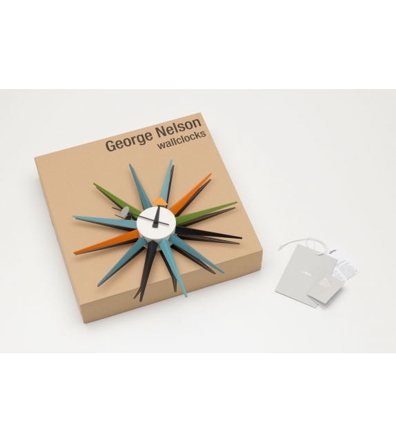 Versandfertig - Sunburst Clock Vitra Uhren