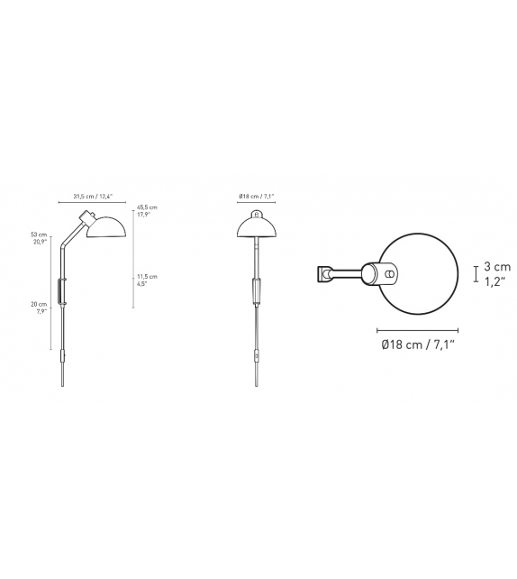 MO300 Carl Hansen & Søn Wall Lamp