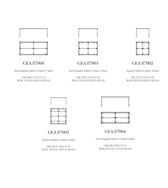 Gea Giorgetti Tavolo