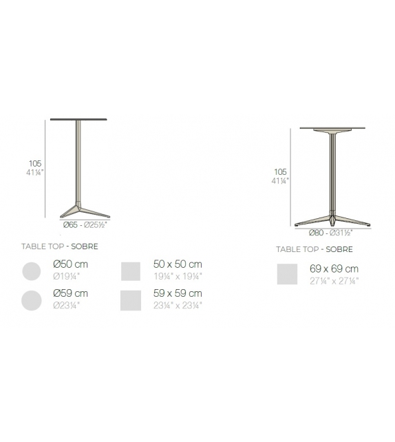 Faz Vondom Table Haute