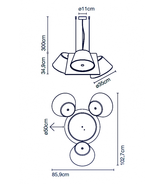 Prêt pour l'expédition - Tam Tam 3 Marset Suspension