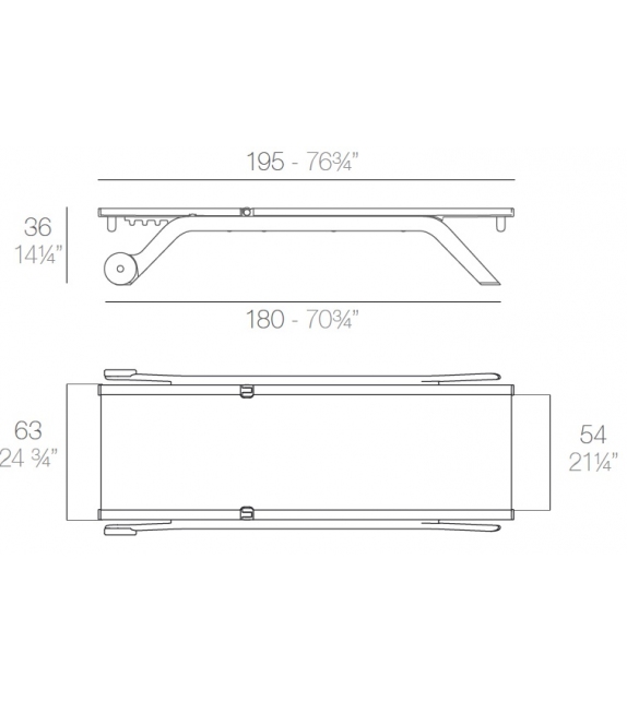 Africa Vondom Lettino