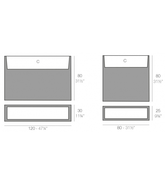 Wall Vondom Fioriera