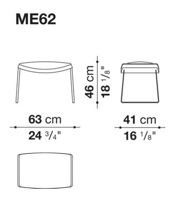 Pouf Metropolitan B&B Italia