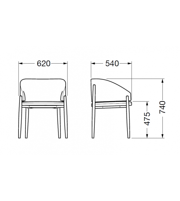 Frank Club Porro Small Armchair