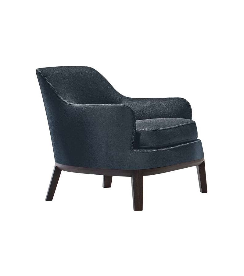 Febo Maxalto Poltrona con Base in Rovere