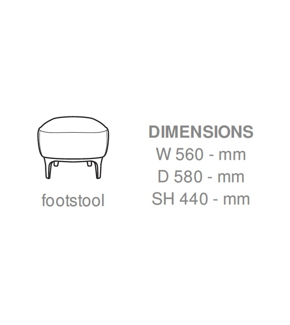 Soufflot Ligne Roset Pouf