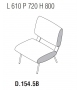 Round D.154.5 Molteni & C Sessel