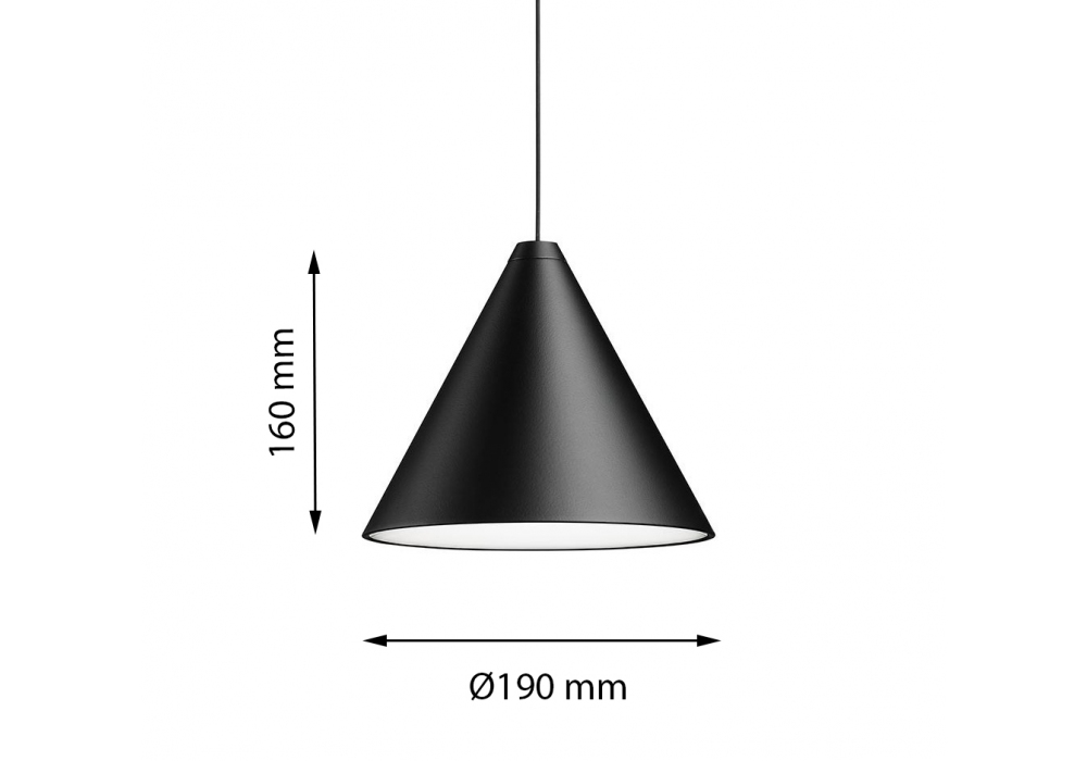 Prestigieus Skalk Gebruikelijk String Light Cone Flos Pendant Lamp - Milia Shop