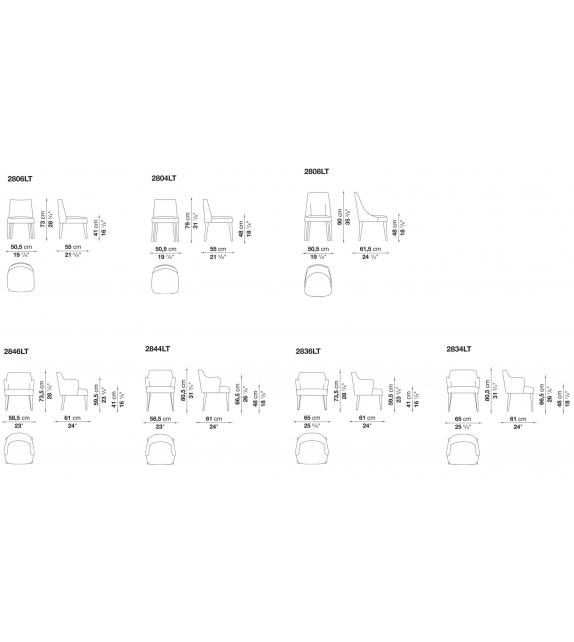 Febo Stuhl Mit Beine Aus Holz Maxalto
