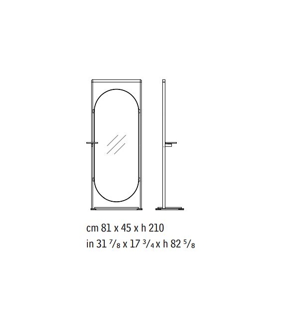 Narcisse Giorgetti Specchio