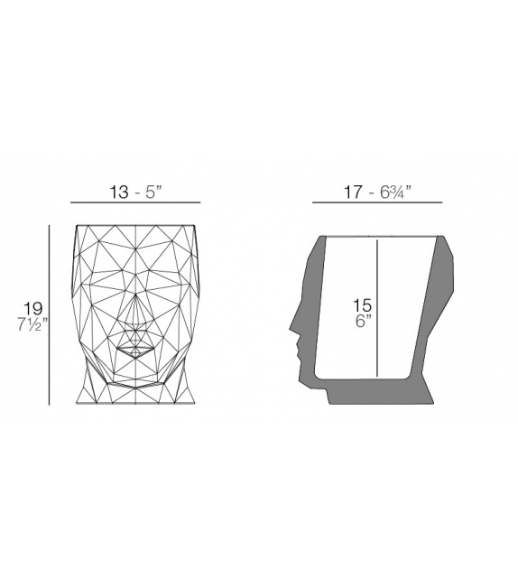 Adan Nano Gloss Vondom Vase