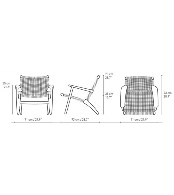 CH25 Carl Hansen & Søn Poltrona