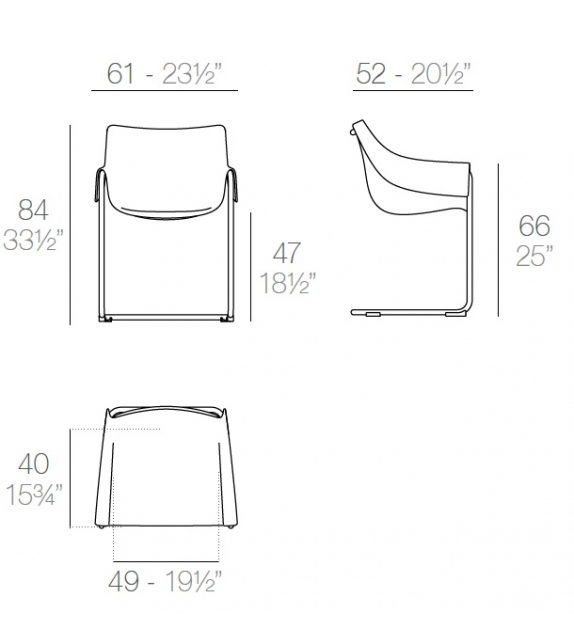 Manta Vondom Fauteuil Cantilever