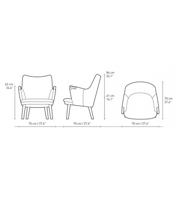 CH71 Carl Hansen & Søn Butaca